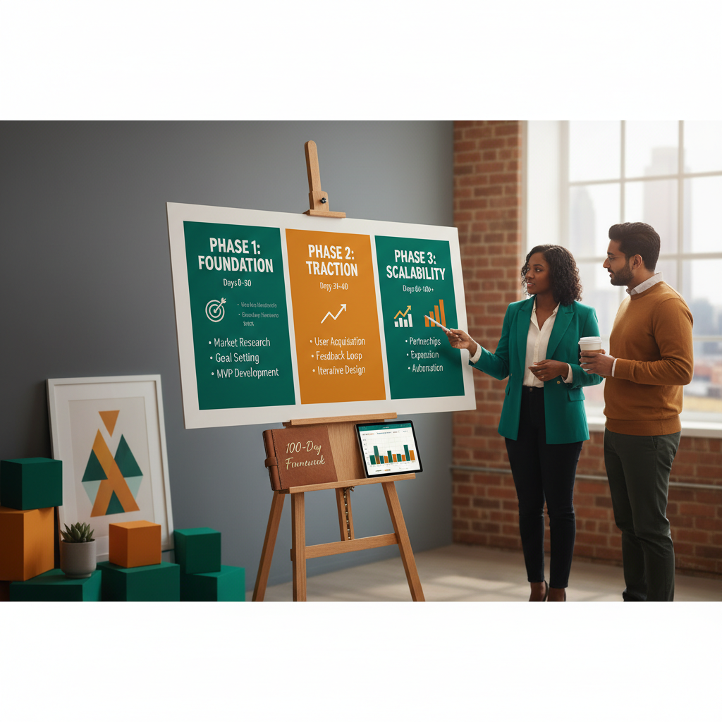 The 100-Day Business Growth Framework: Phases, Targets, Deliverables