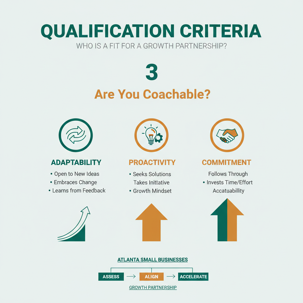 Criterion 3: Are you coachable?